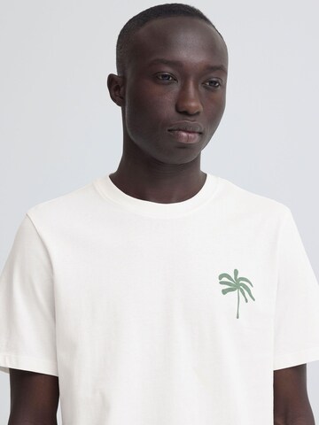 BLEND Rundhalsshirt ' BHSun ' in Weiß