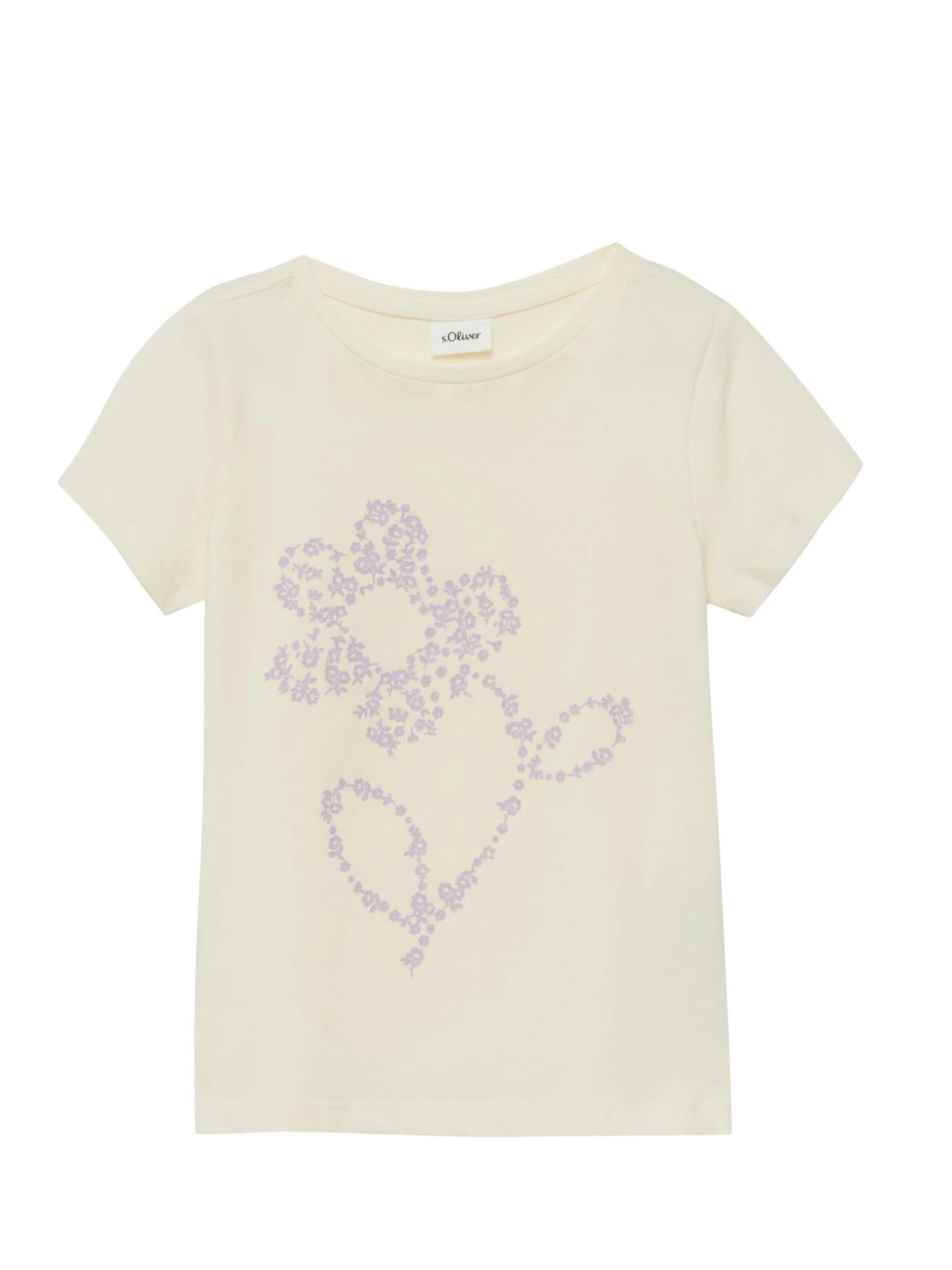 s.Oliver Shirt 's.Oliver - Meisjes t-shirt' in Beige: front