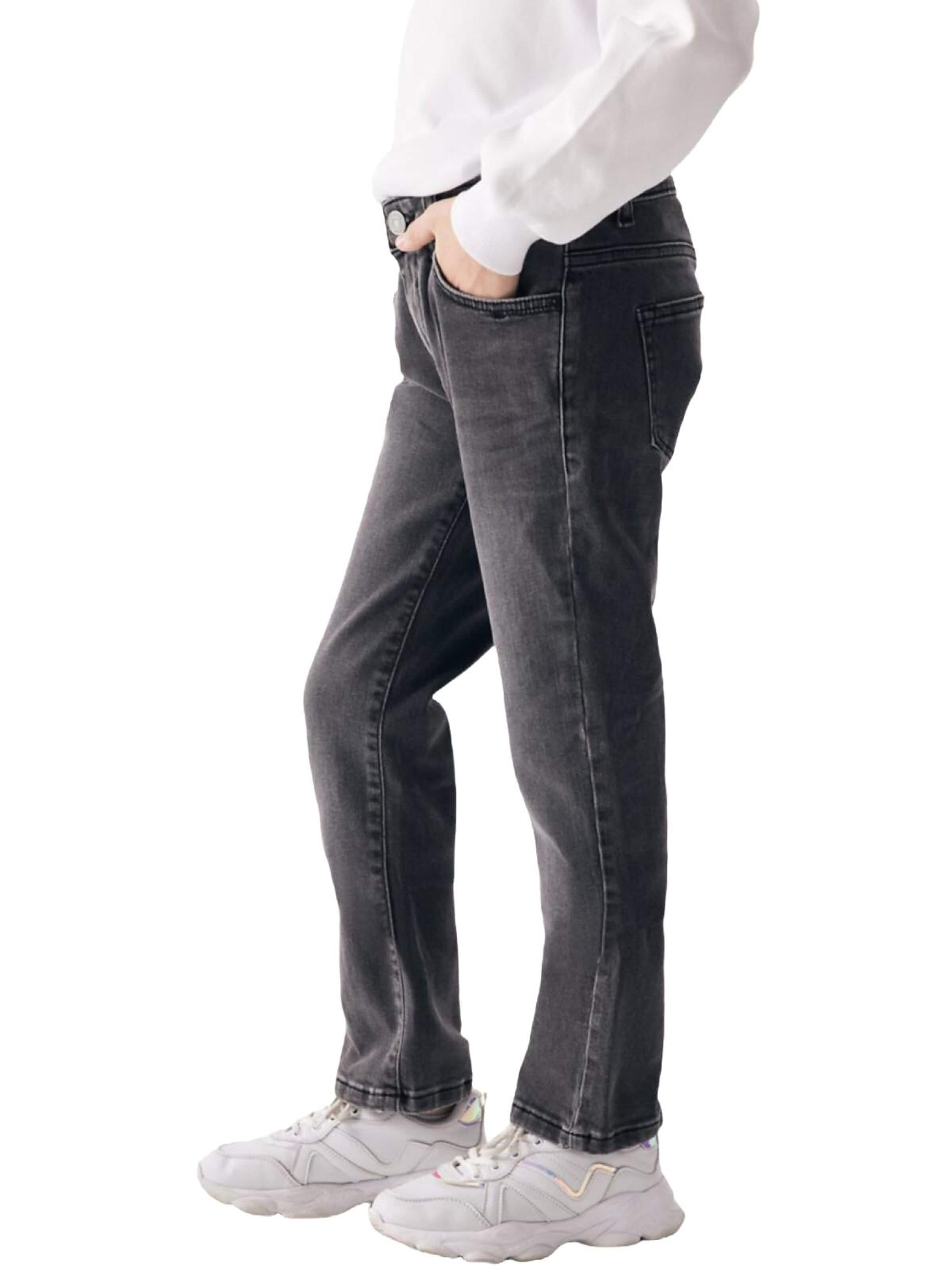 LTB Jeans Loosefit Jeans 'LTB Jeans Baby Mädchen Oliana G High Waist Wide Leg Jeans' in Grijs