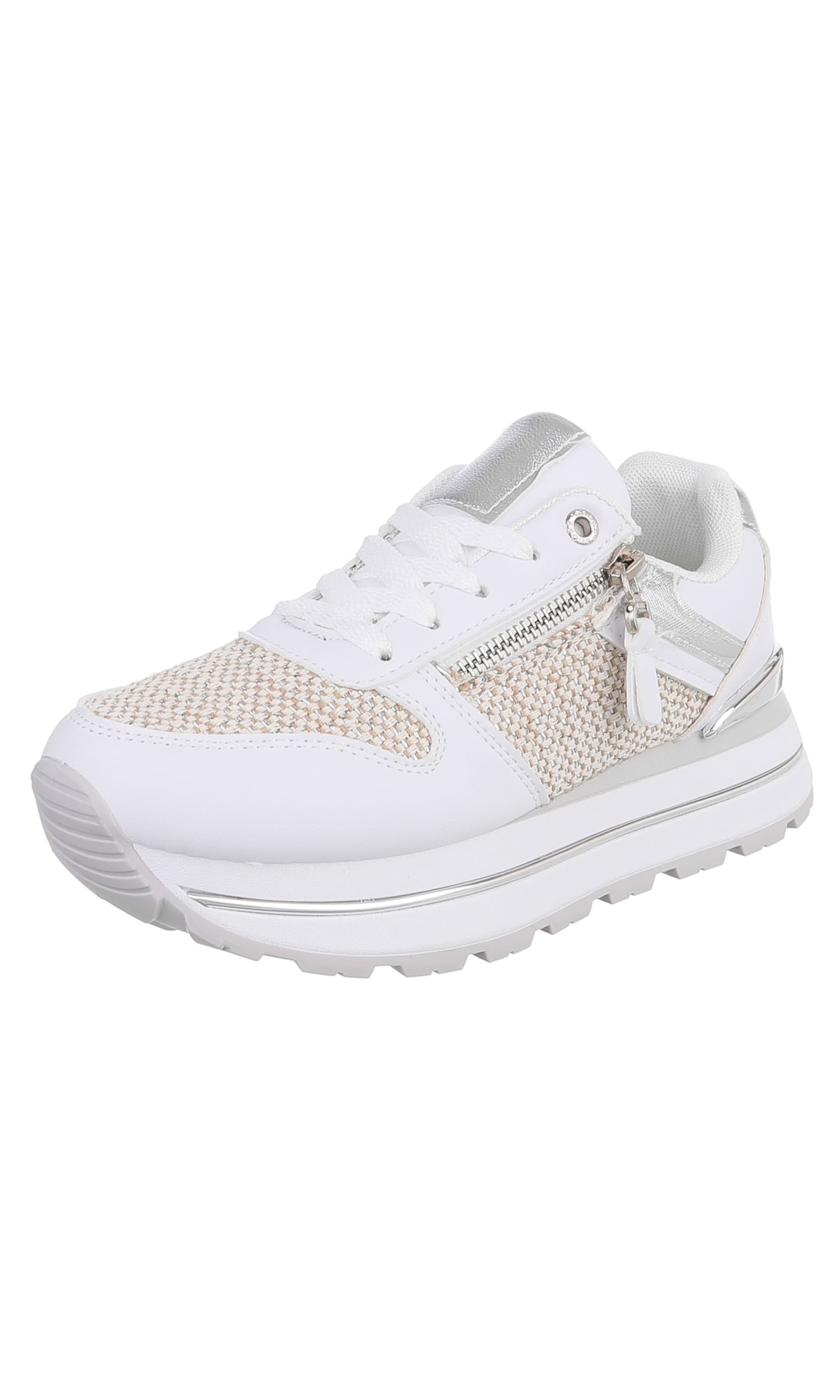 Ital-Design Sneaker in Weiß: Vorderseite