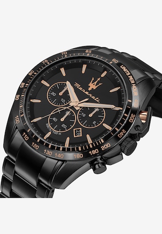 Maserati Analoog horloge 'TRAGUARDO' in Zwart