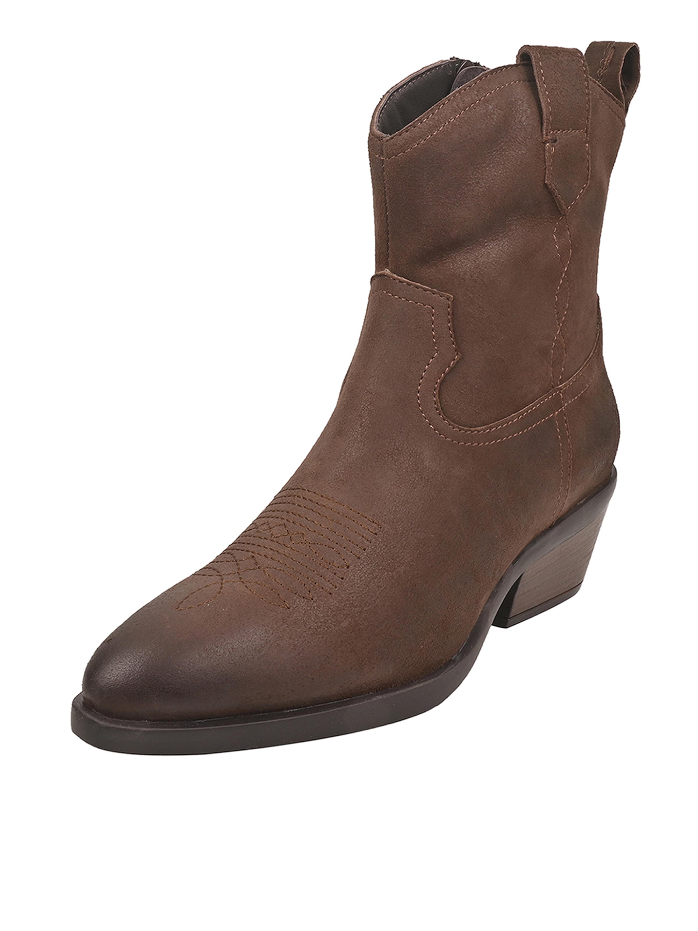 Crickit Stiefelette ' UBIS ' in Braun: Vorderseite