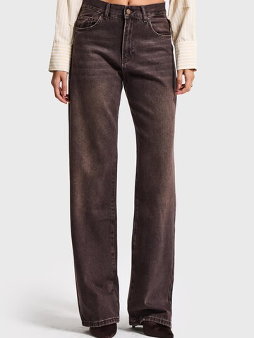 IT'S BASIC Loosefit Jeans 'SOFIA Loose High Rise Jeans' in Bruin