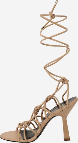 PATRIZIA PEPE Stroppesandaler i beige