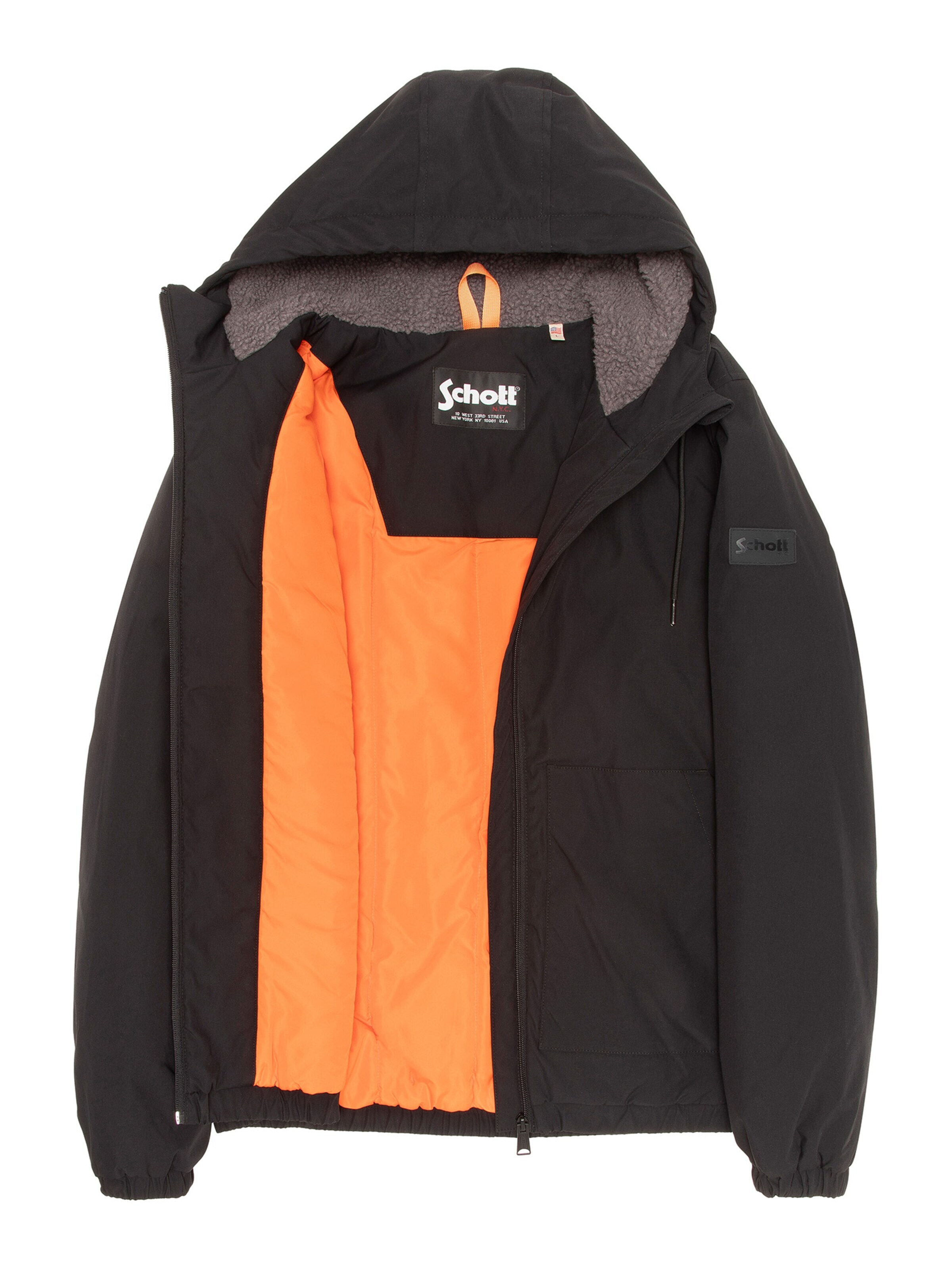 Veste mi-saison Schott NYC en noir