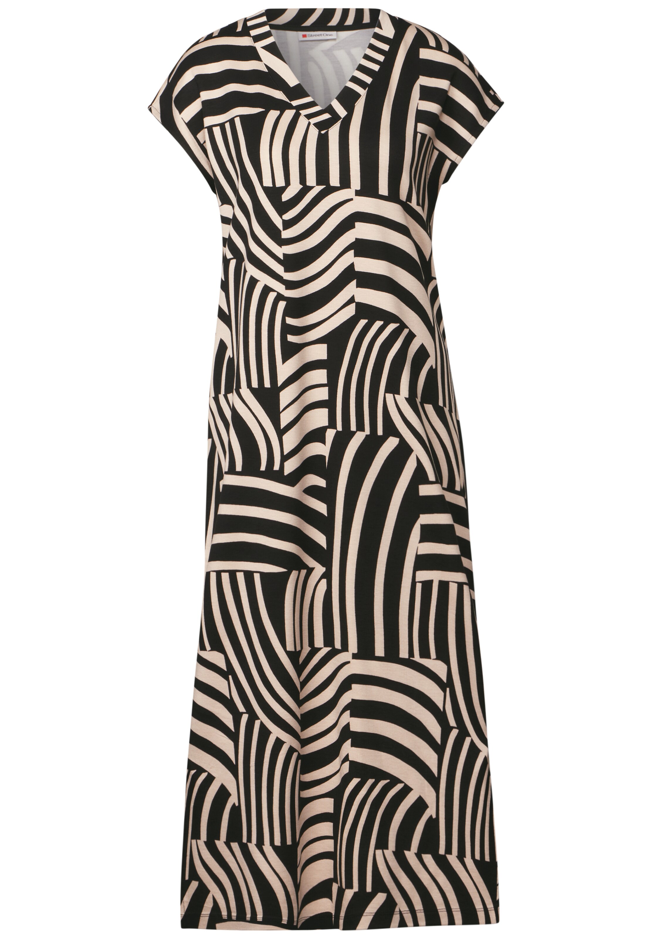 STREET ONE Kleid in Schwarz: Vorderseite