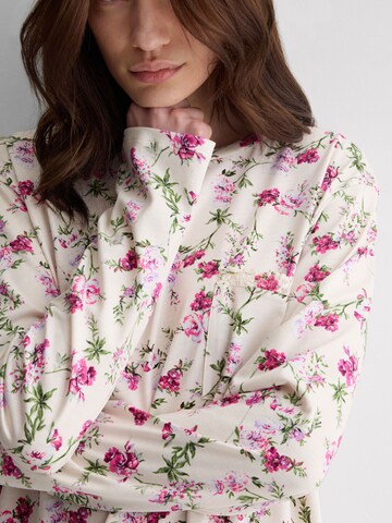 INTIMISSIMI Pajama 'Pretty Flowers' in Beige