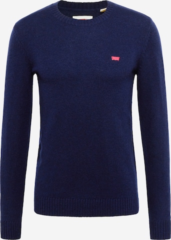 LEVI'S ® Sweter 'Original HM Sweater' w kolorze niebieski: przód