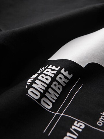 Ombre Shirt in Zwart