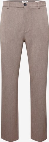 !Solid Regular Chino Pants in Brown: front