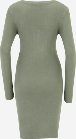 MAMALICIOUS Knitted dress 'JACINA JUNE' in Green