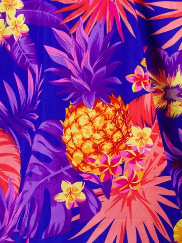 King Kameha Shawl 'Pineapple' in Blue