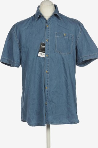 PIONEER Button Up Shirt in L in Blue: front