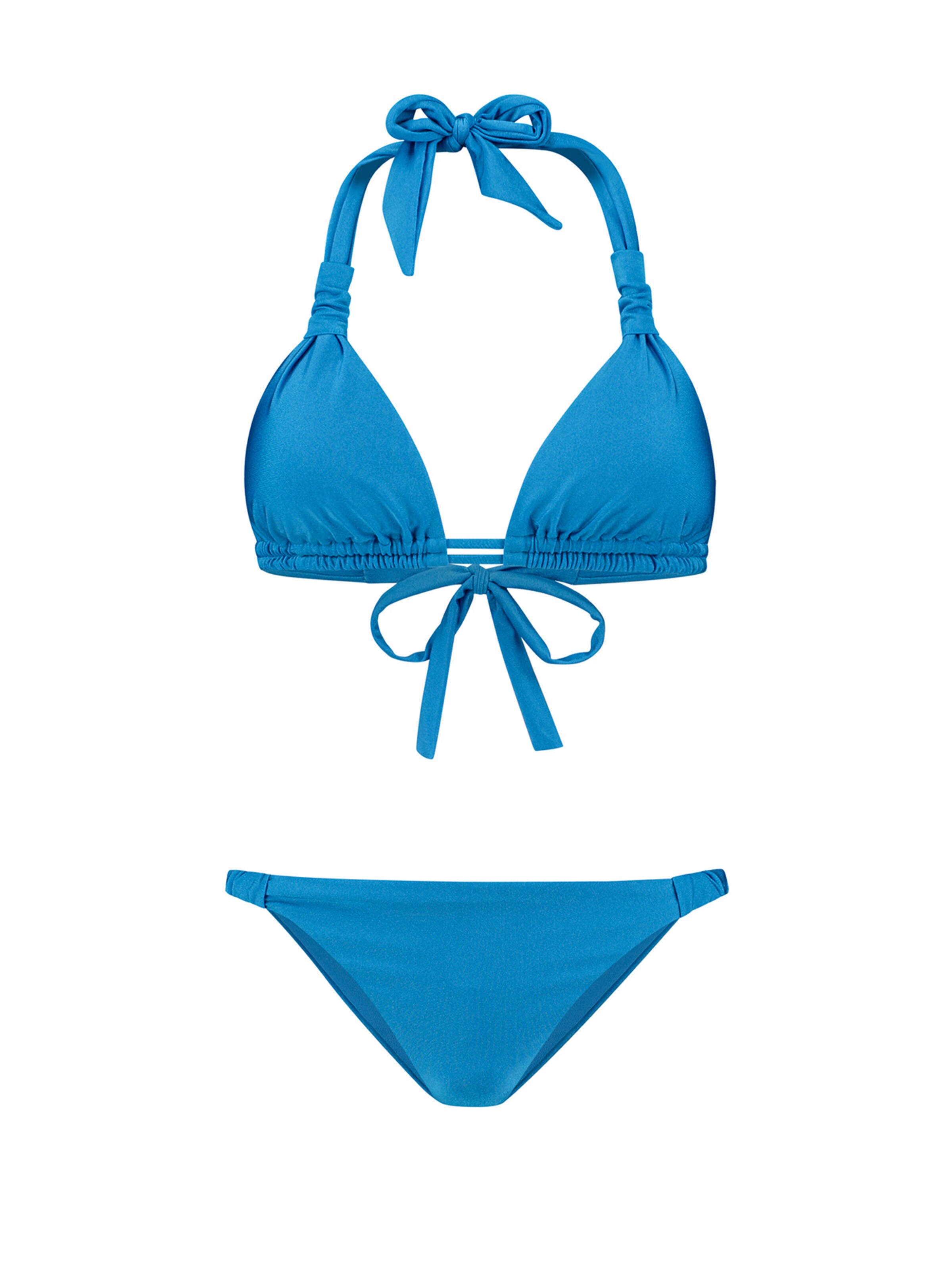 Shiwi Triangle Bikini 'Bibi' in Blue: front