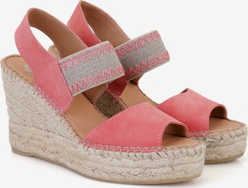 Desa Espadrilles 'Sadie' in Roze: voorkant