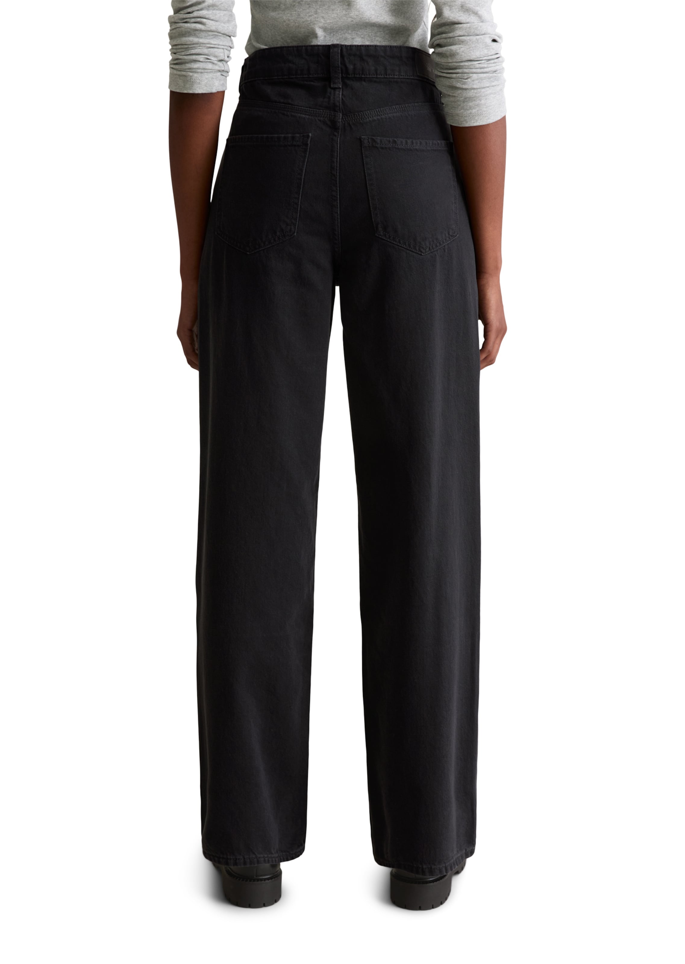 Wide Leg Jean 'Tomma' Marc O'Polo DENIM en noir