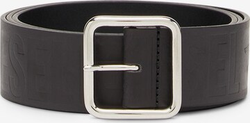 Ceinture DIESEL en noir : devant