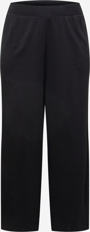 Reebok Wide Leg Hose in Schwarz: predná strana