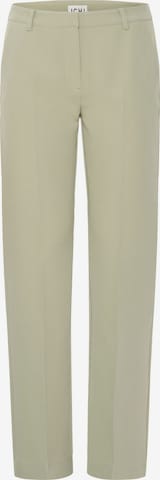Pantalon chino 'Lexi' ICHI en vert : devant
