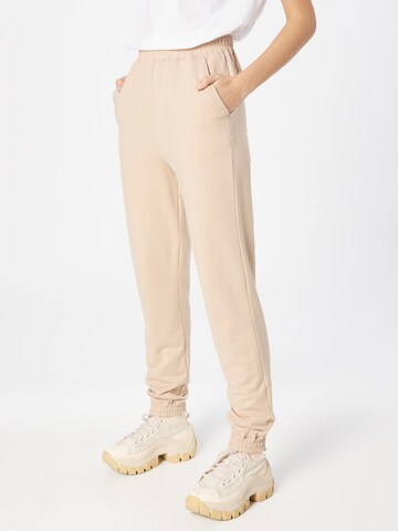 Effilé Pantalon 'Naomi' ABOUT YOU en beige : devant