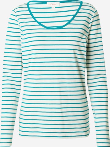 s.Oliver Shirt in Blauw: voorkant