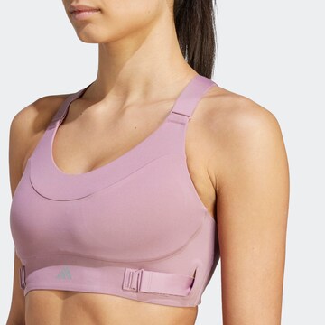 ADIDAS PERFORMANCE Bustier Sport bh 'Collective Power Fastimpact Luxe' in Roze