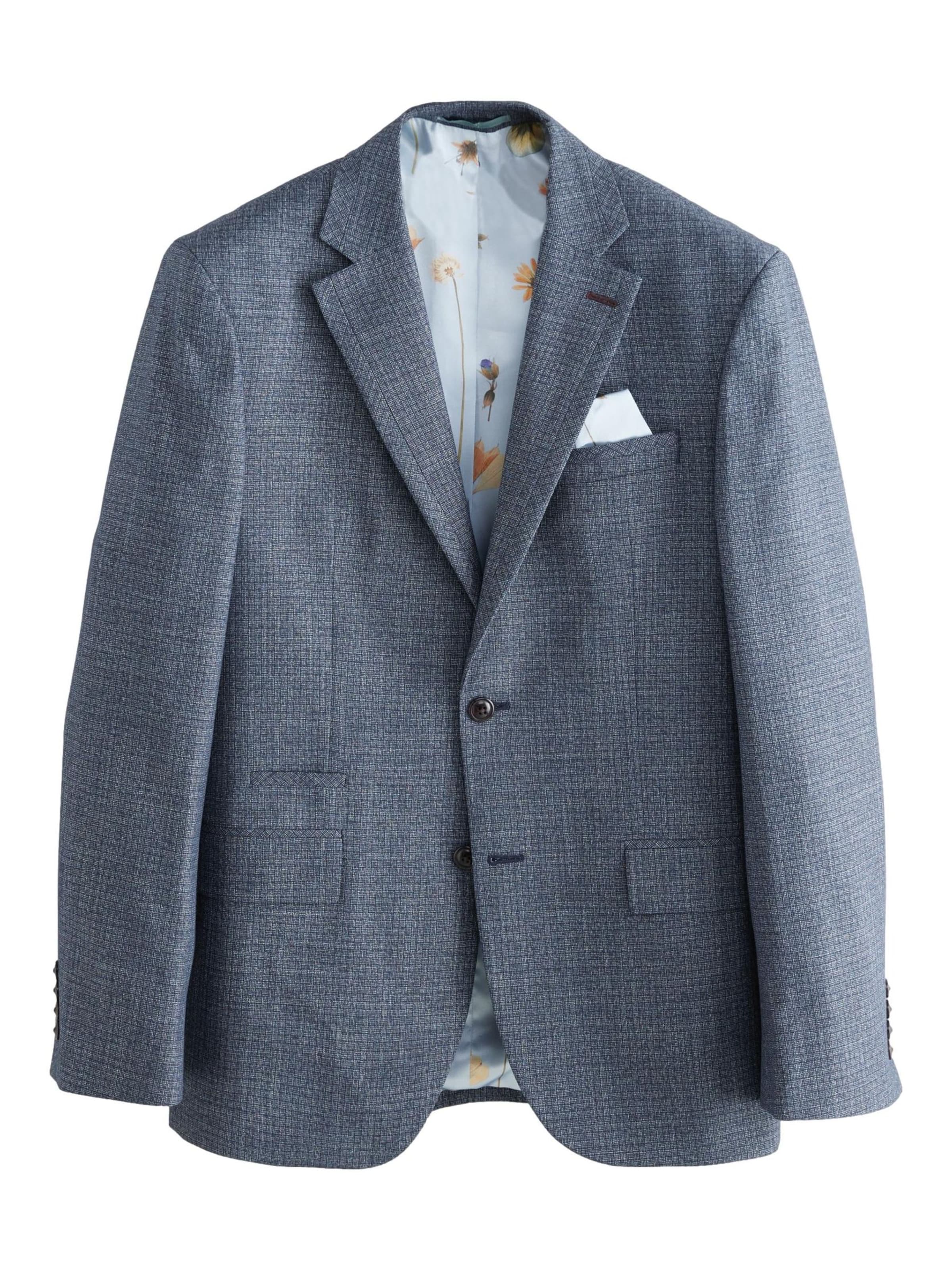 Coupe regular Veste de costume Next en bleu : devant