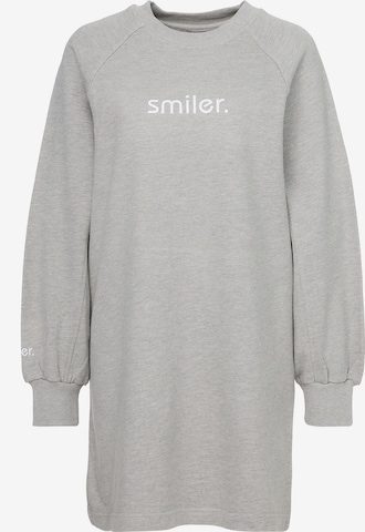 smiler. Sweatshirt 'Nippy' in Grey: front