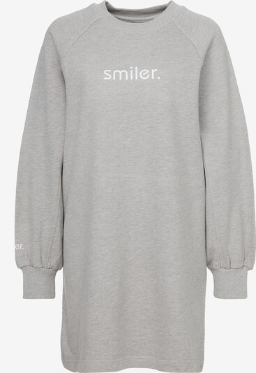 smiler. Sweatshirt 'Nippy' in grau / weiß, Produktansicht