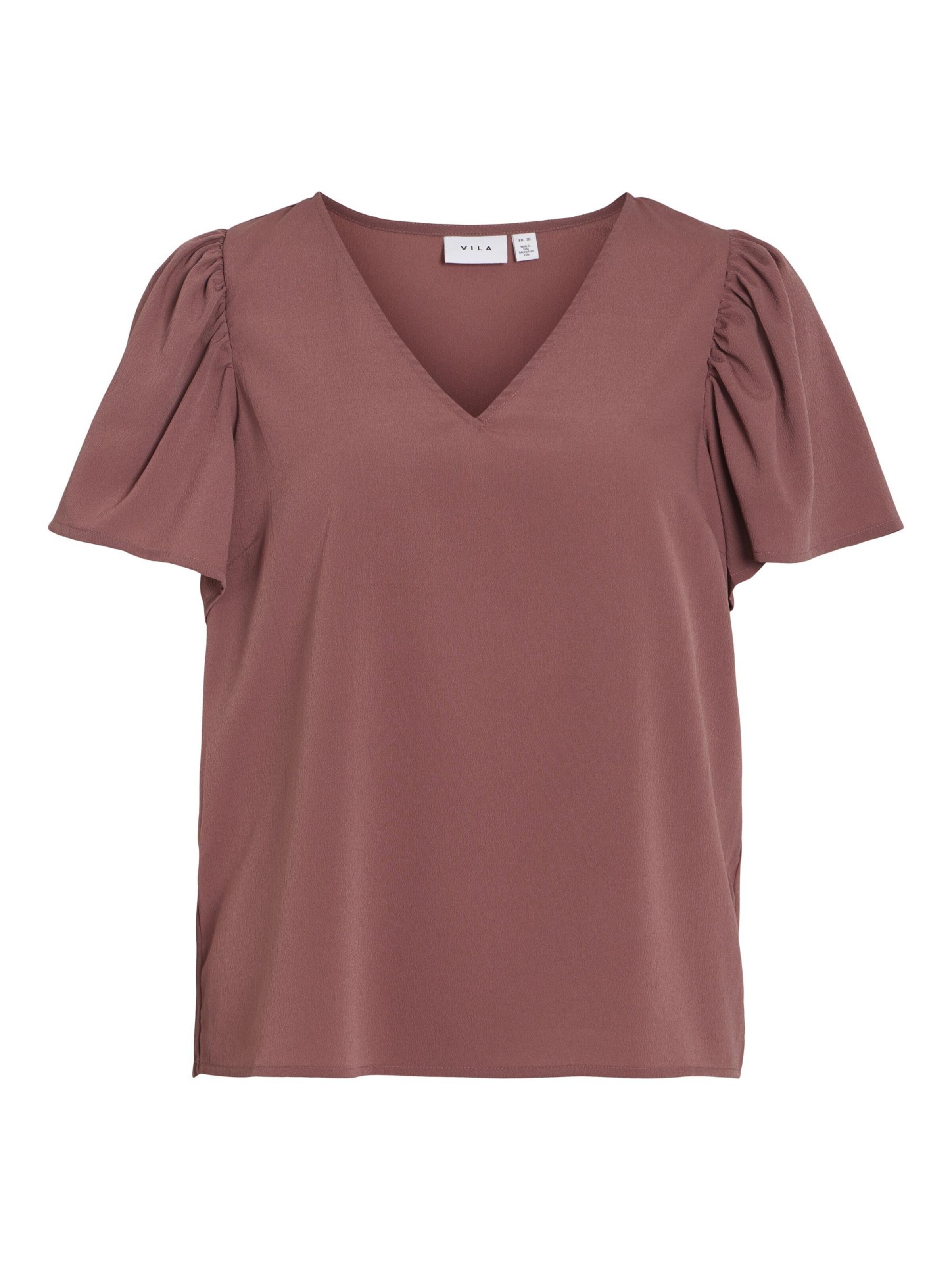 VILA - Blusa en rosa: frente