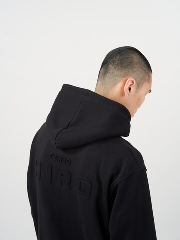 Cørbo Hiro Sweatshirt 'Takeschi' in Zwart