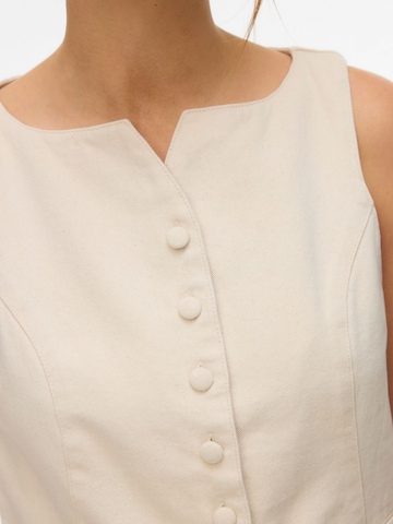 Gilet 'AWSAGA' VERO MODA en beige