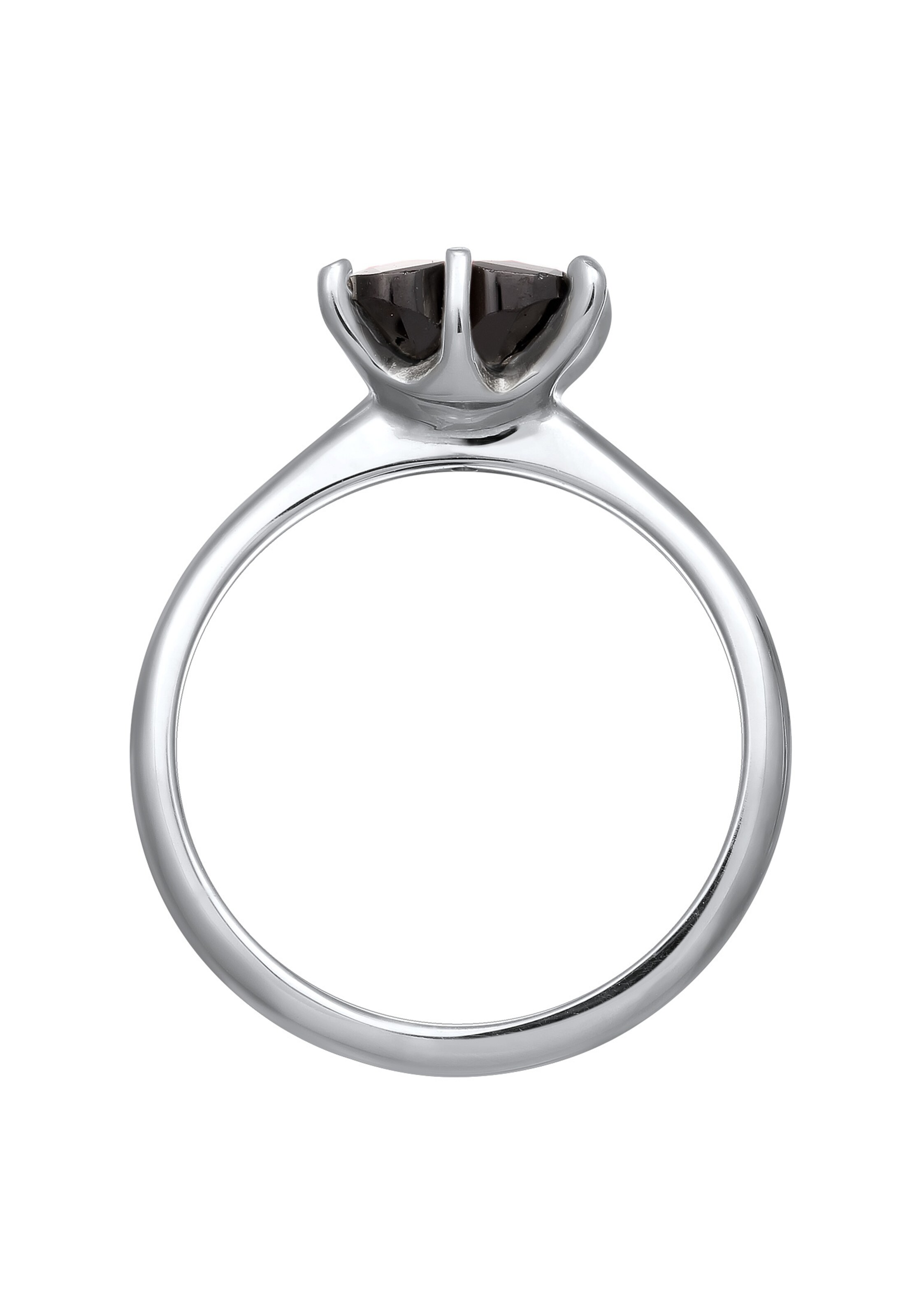 ELLI Ring 'Herz' in Black