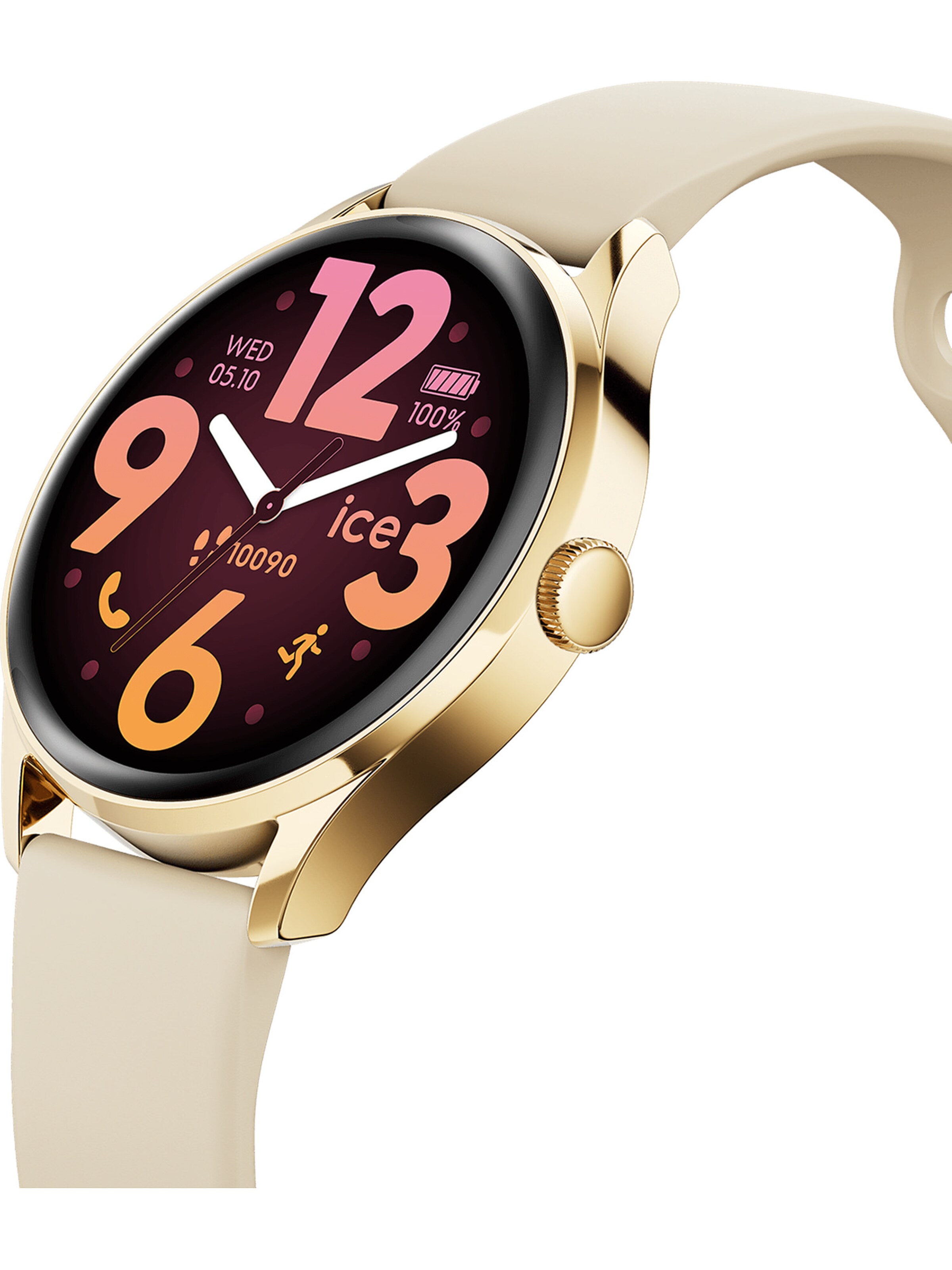 ICE WATCH Digitaluhr in Beige
