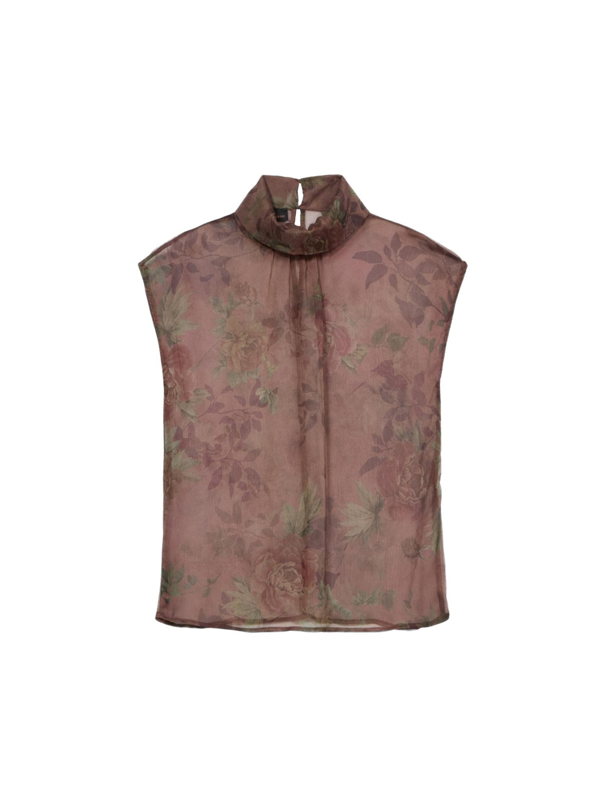 oltre - Blusa en marrón: frente