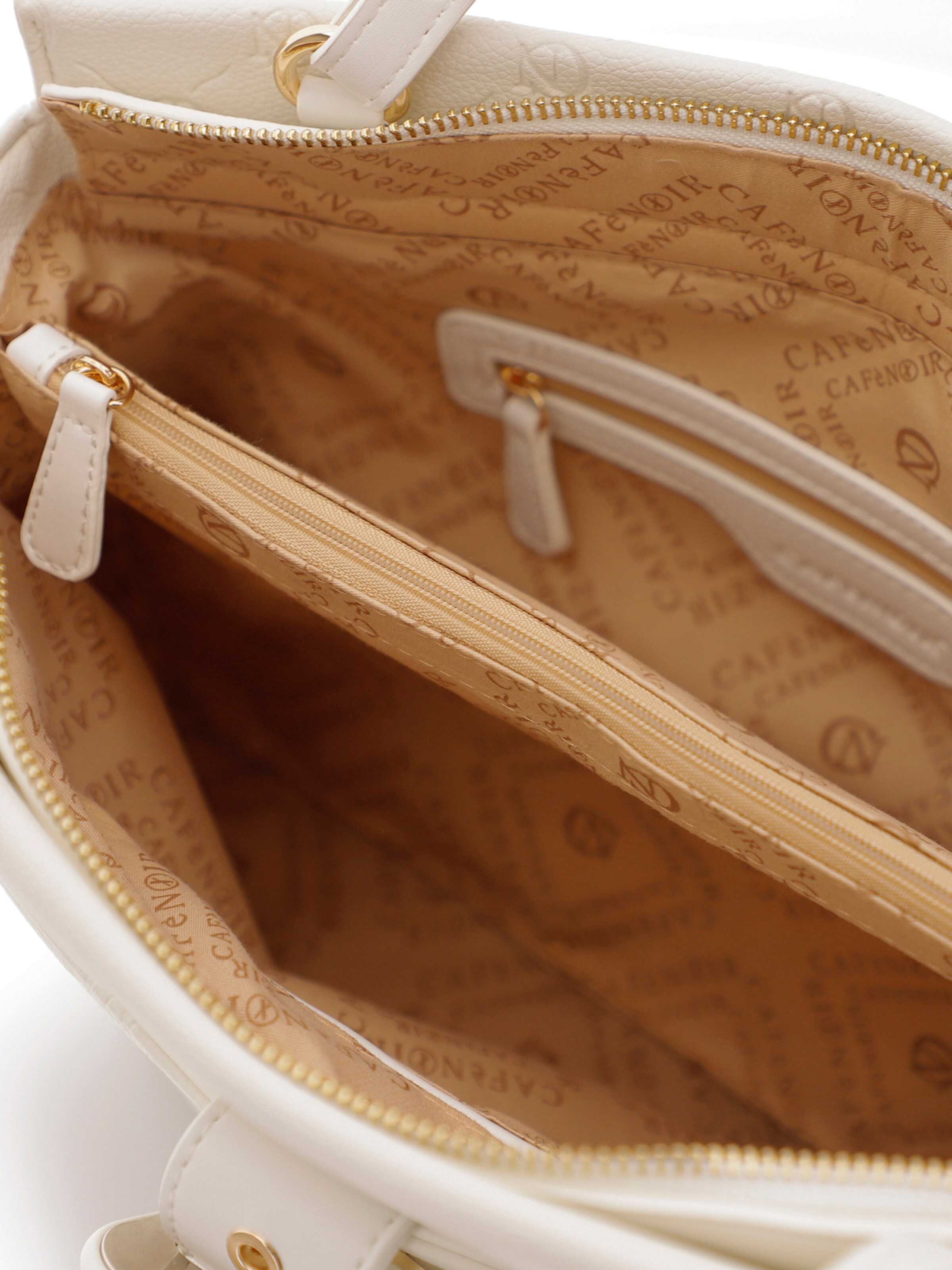 Borsa a sacco di CAFè NOIR in bianco