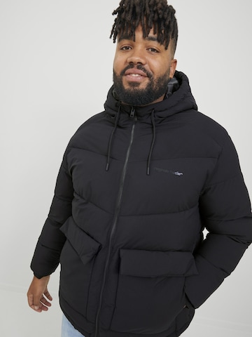 JACK & JONES Winter Jacket in Black