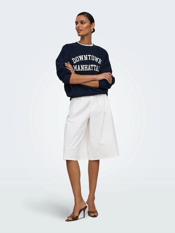 JDY Wide leg Παντελόνι πλισέ 'JDYBIANCA' σε λευκό