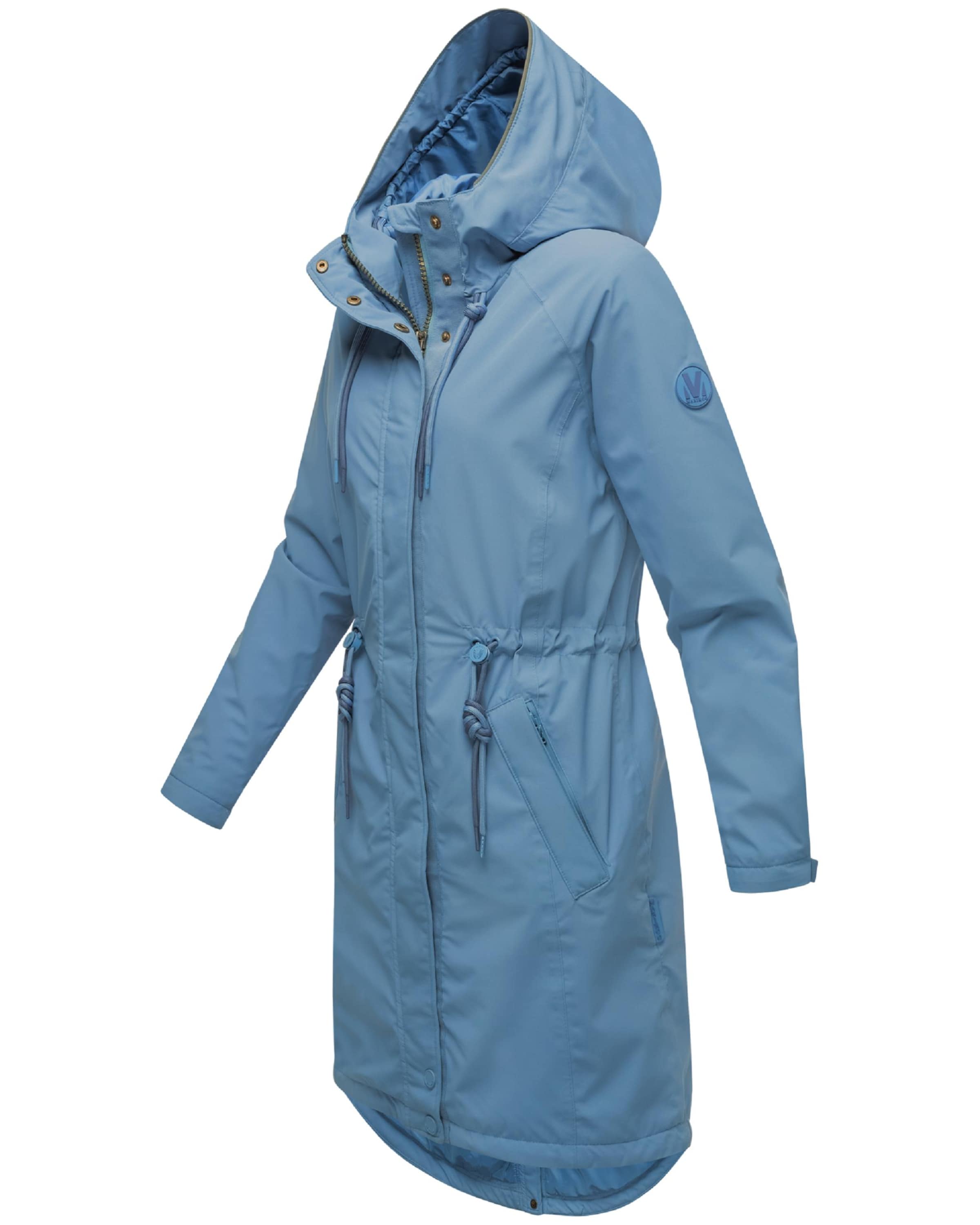 Palton de primăvară-toamnă 'Megumii 16' de la MARIKOO pe albastru