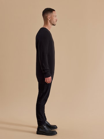 DAN FOX APPAREL Sweater 'Tamino' in Black
