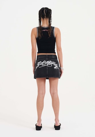 Ed Hardy Τοπ 'Ed Nyc Skull Tour' σε μαύρο