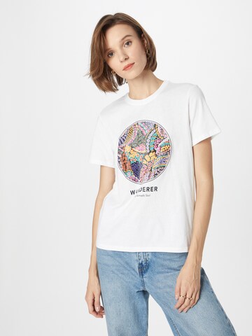 T-shirt 'ARIA' ONLY en blanc : devant