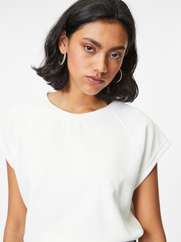 The Jogg ConceptSweater majica 'AROSE' - bijela boja