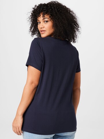 ONLY Carmakoma Shirt 'SANNY' in Blauw