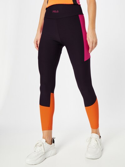 FILA Leggings 'Paula' in Orange / Black, View model