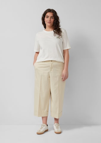 Wide Leg Pantalon s.Oliver en beige
