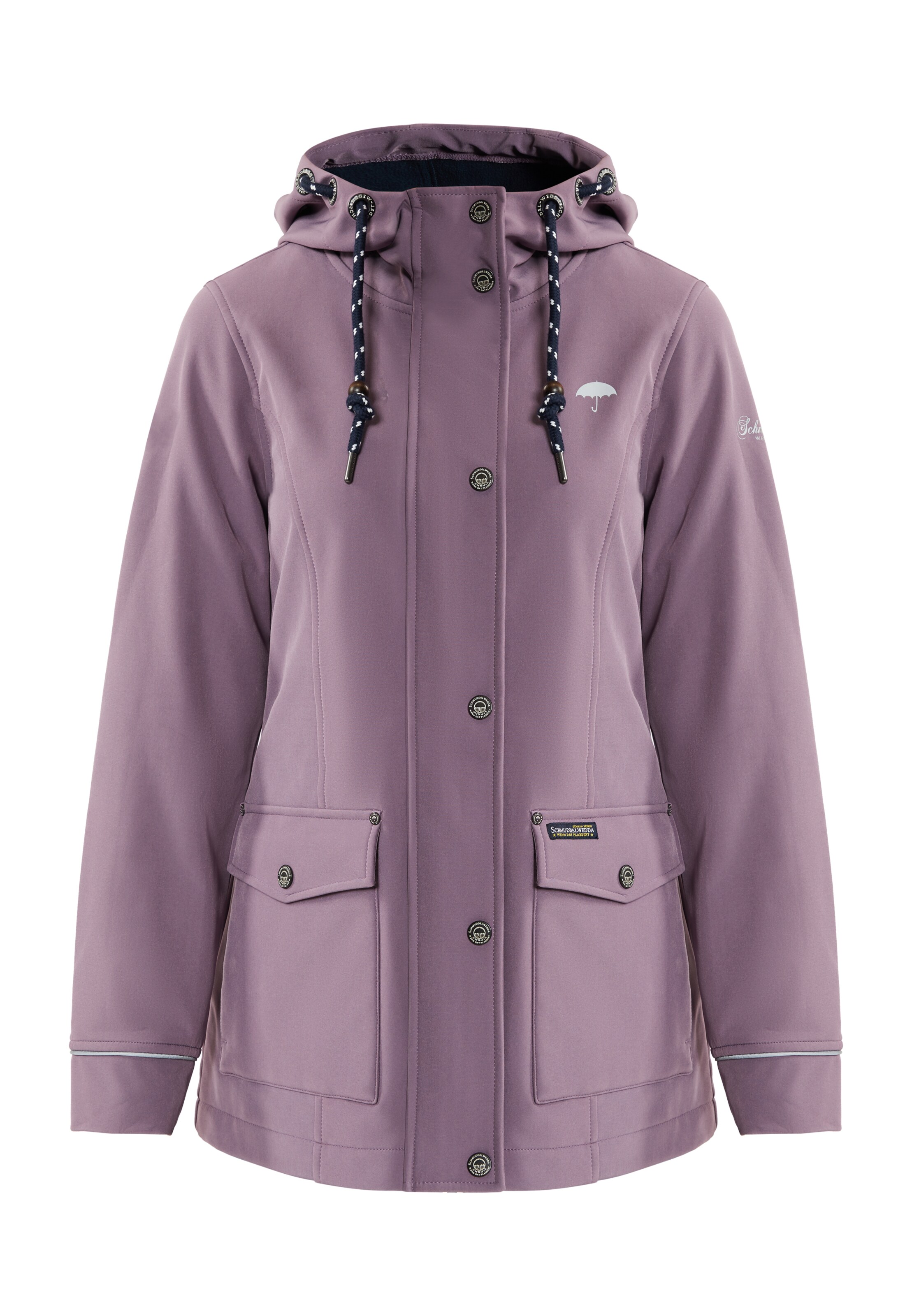 Schmuddelwedda Performance Jacket 'Albee' in Purple: front