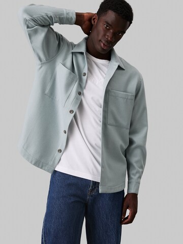 Calvin Klein Tussenjas in Blauw: voorkant