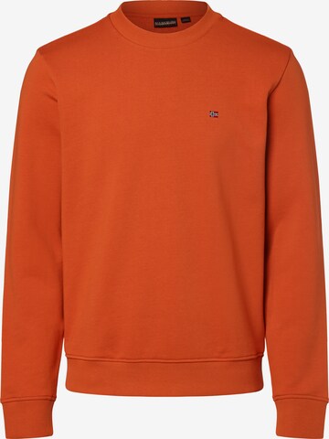 NAPAPIJRI Sweatshirt in Orange: predná strana