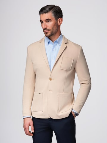 Ombre Regular fit Blazer in Beige: front